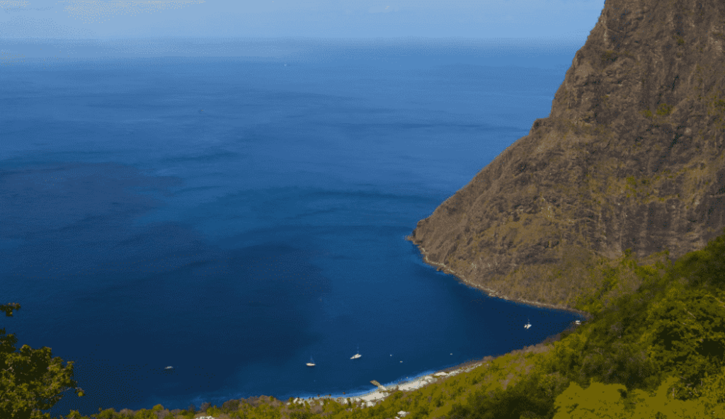 St Lucia beachfront
