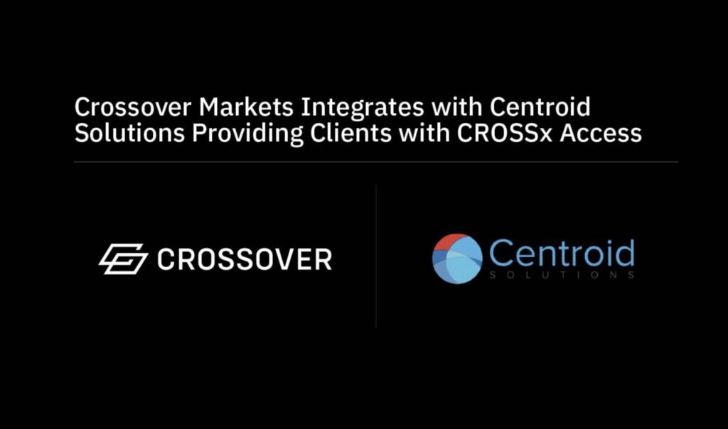 crossover markets and centroid solutions logos