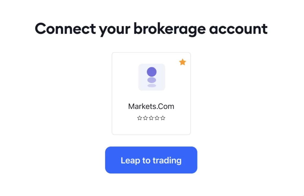 Markets.com logo in TradingView platform