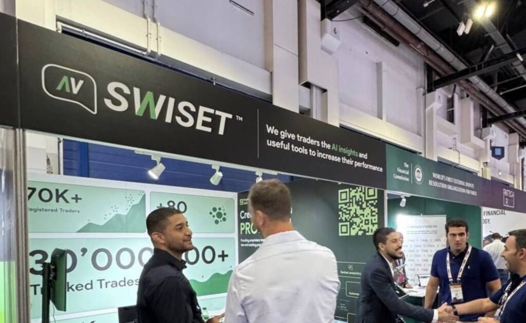Swiset booth at event