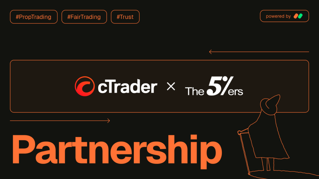 cTrader and the 5%ers branding