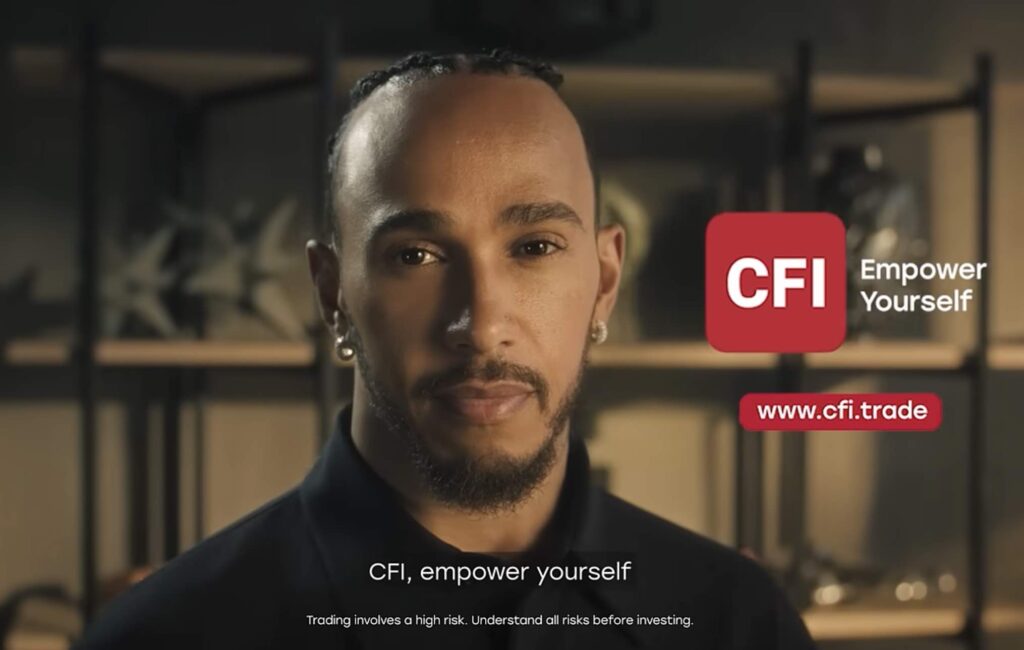 CFI lewis hamilton advert